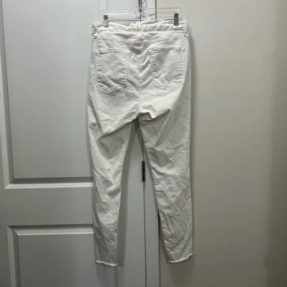 Good American White Distressed Good Legs Jeans Size 16 US - Picture 4 of 6